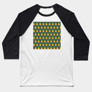 Gray Pineapple Baseball T-Shirt